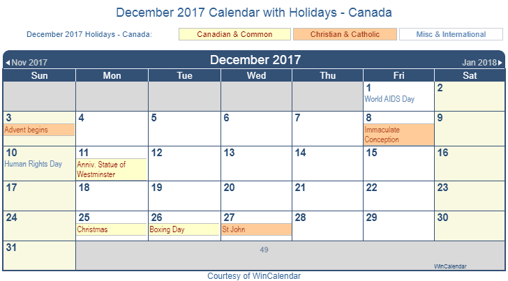 print-friendly-december-2017-canada-calendar-for-printing