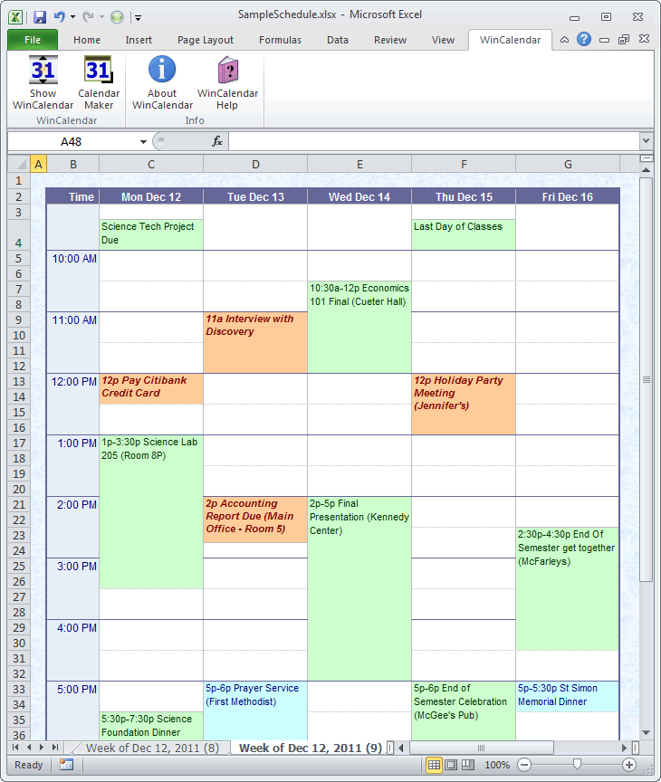 Calendar Export Outlook