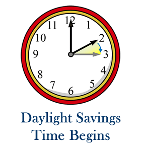 Daylight Saving Time Begins