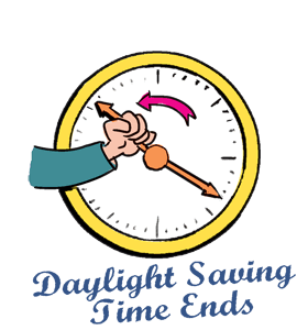 Image result for daylight savings ends 2018