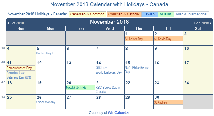 print-friendly-november-2018-canada-calendar-for-printing