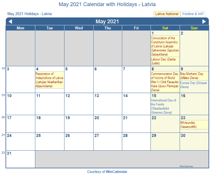 Calendar may 2021 May 2021
