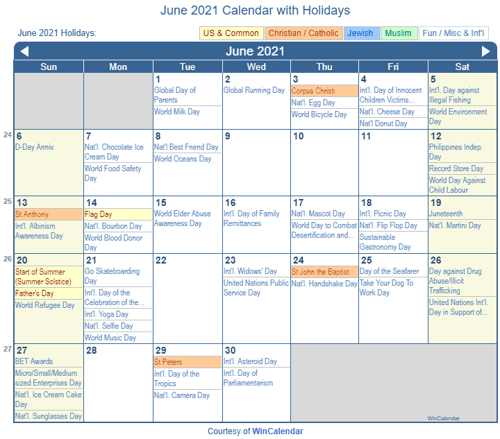 print friendly june 2021 us calendar for printing