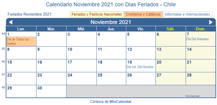 Feriados 2021 Chile 無料で「calendario Chileno 2021 Con Feriados Chile