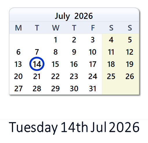 What Happened on 14 Jul 2026 in Europe? | WinCalendar