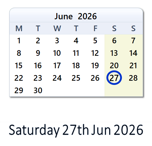 What Happened on 27 Jun 2026 in India? | WinCalendar