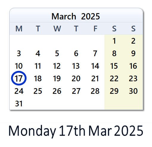 17 March 2025: History, News, Top X Posts & Day Info - AU