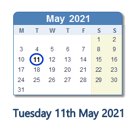 11 May 2021: History, News, Top X Posts & Day Info - AU