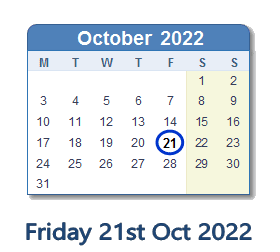 21 October 2022: History, News, Top X Posts & Day Info - AU