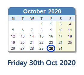 30 October 2020: History, News, Top X Posts & Day Info - NZ