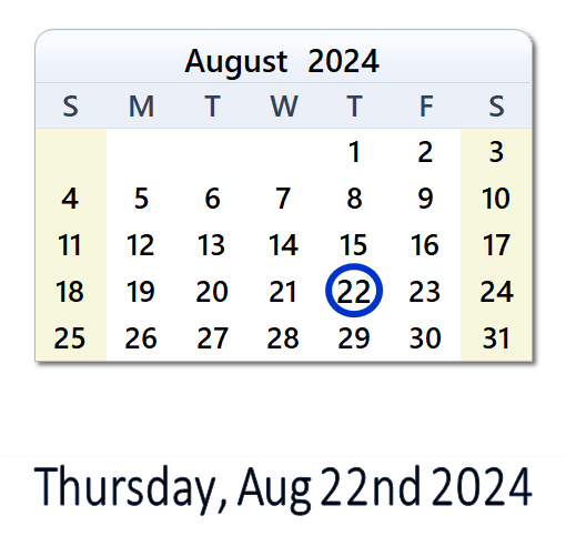 22 August 2024: History, News, Top X Posts & Day Info - ZA