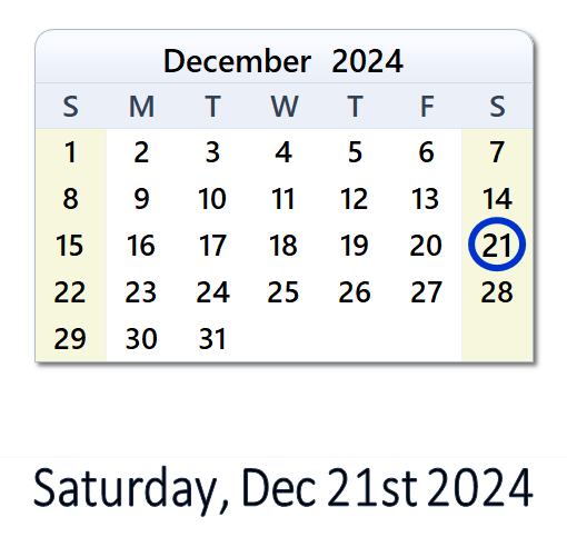 21 December 2024: History, News, Top X Posts & Day Info - ZA