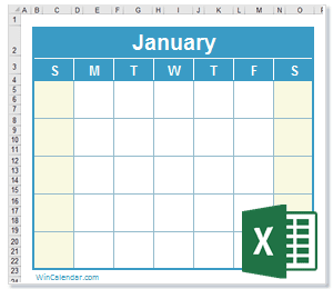 Free 15 Excel Calendar Blank And Printable Calendar Xls