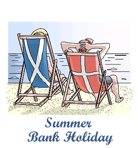 Summer Bank Holiday - Monday, 26 August 2025