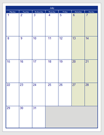 2027 Excel Kalender Med Festlige Og Nationale Helligdage Danmark
