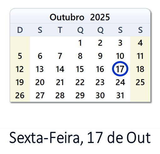 O Que Aconteceu em 17 de Out de 2025 no Brasil? | WinCalendar