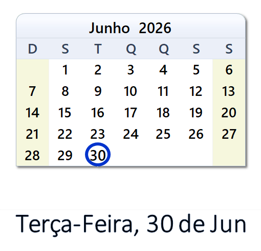 O Que Aconteceu em 30 de Jun de 2026 no Brasil? | WinCalendar