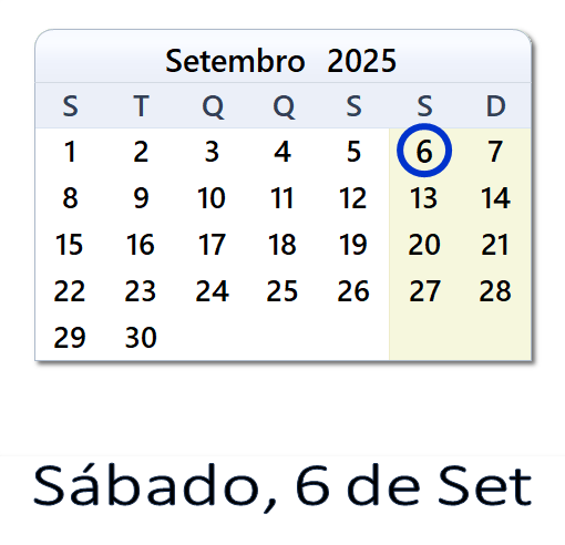Que Aconteceu em 6 de Set de 2025 em Portugal? | WinCalendar