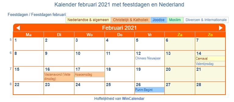 Nederland voor afdrukken februari 2021